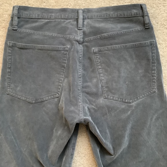 J. CREW Vintage Slim Straight Grey Cords - Picture 5 of 5